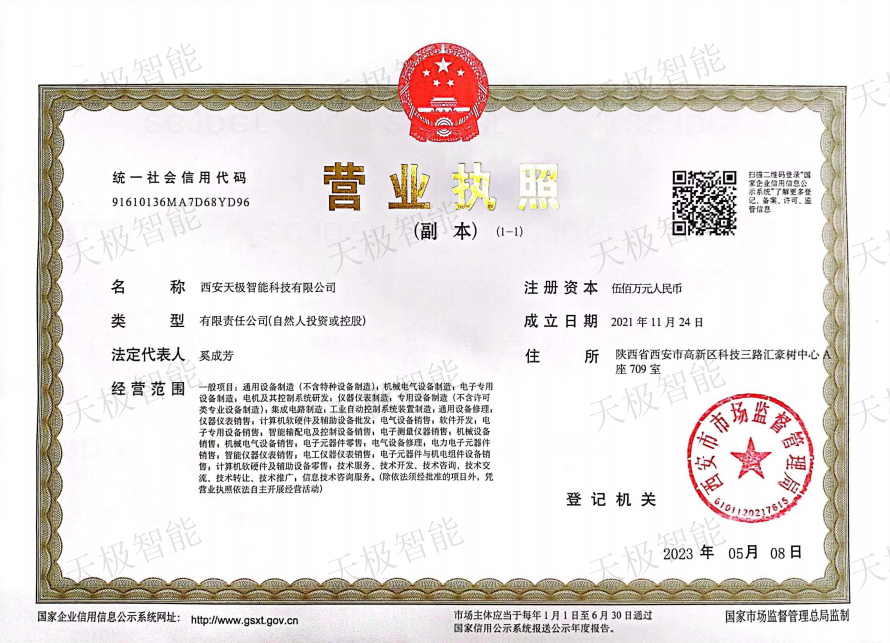 营业执照（副本）